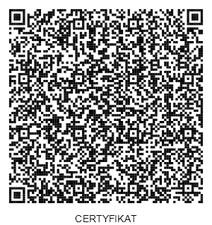 QR  Certyfikat
